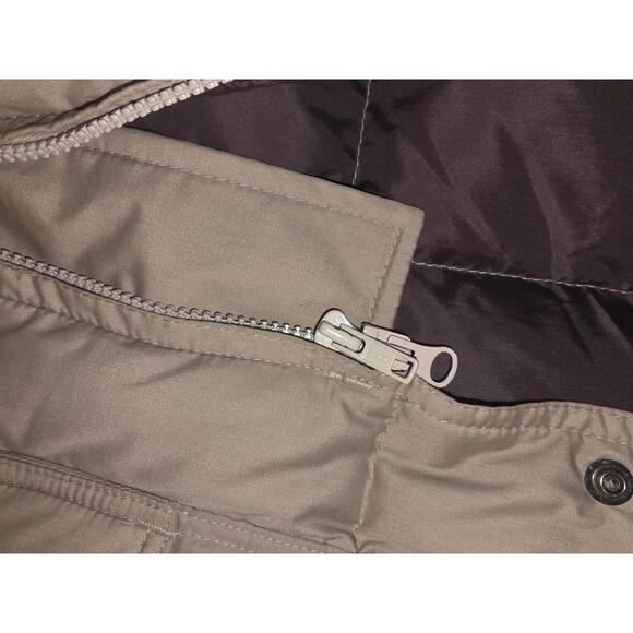 Vintage Field and Stream Women's Beige Long Puffer Coat with Hood - Picture 5 of 11